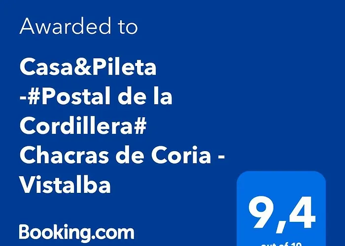 Casa&Pileta -#Postal De La Cordillera# Chacras De Coria - Vistalba Vila Mendoza